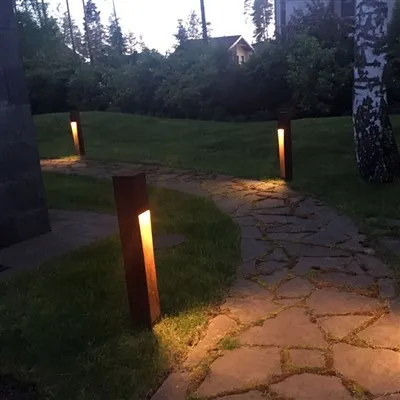 Záhradné stĺpové svietidlá